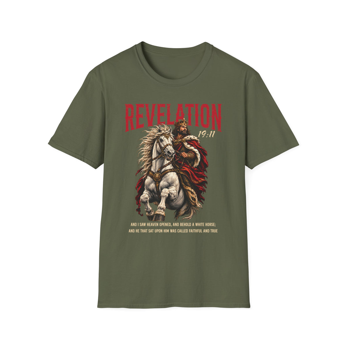New Drop: Faithful and True-Revelation 19:11 T-Shirt