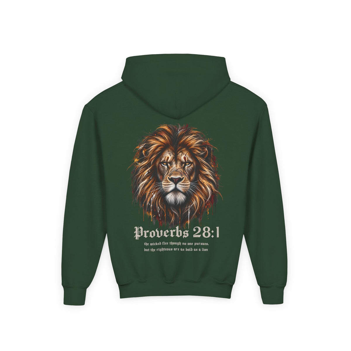 Lion of Judah - Joshua 1:9 Youth Hoodie
