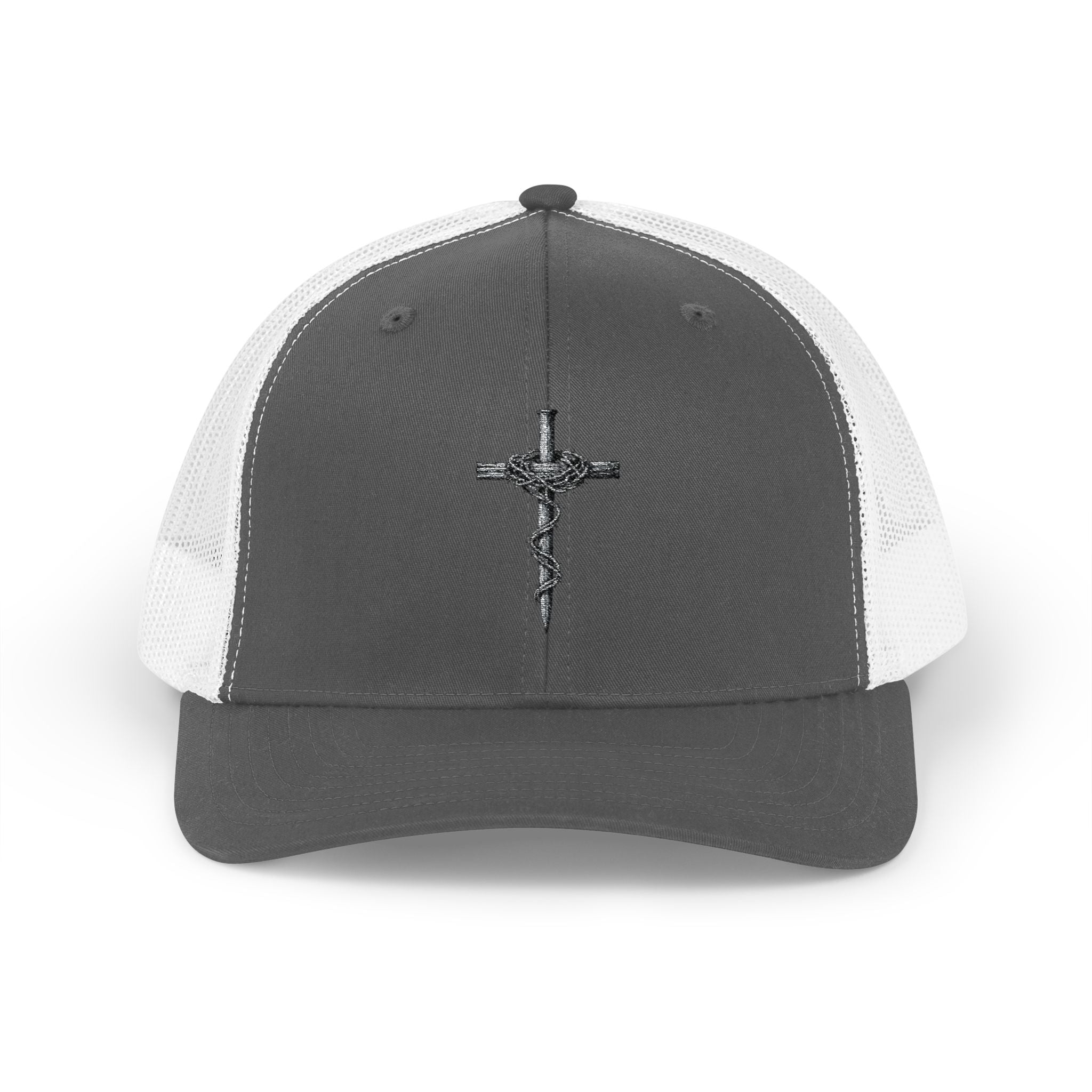 Thorn Nail Cross Snapback Hat