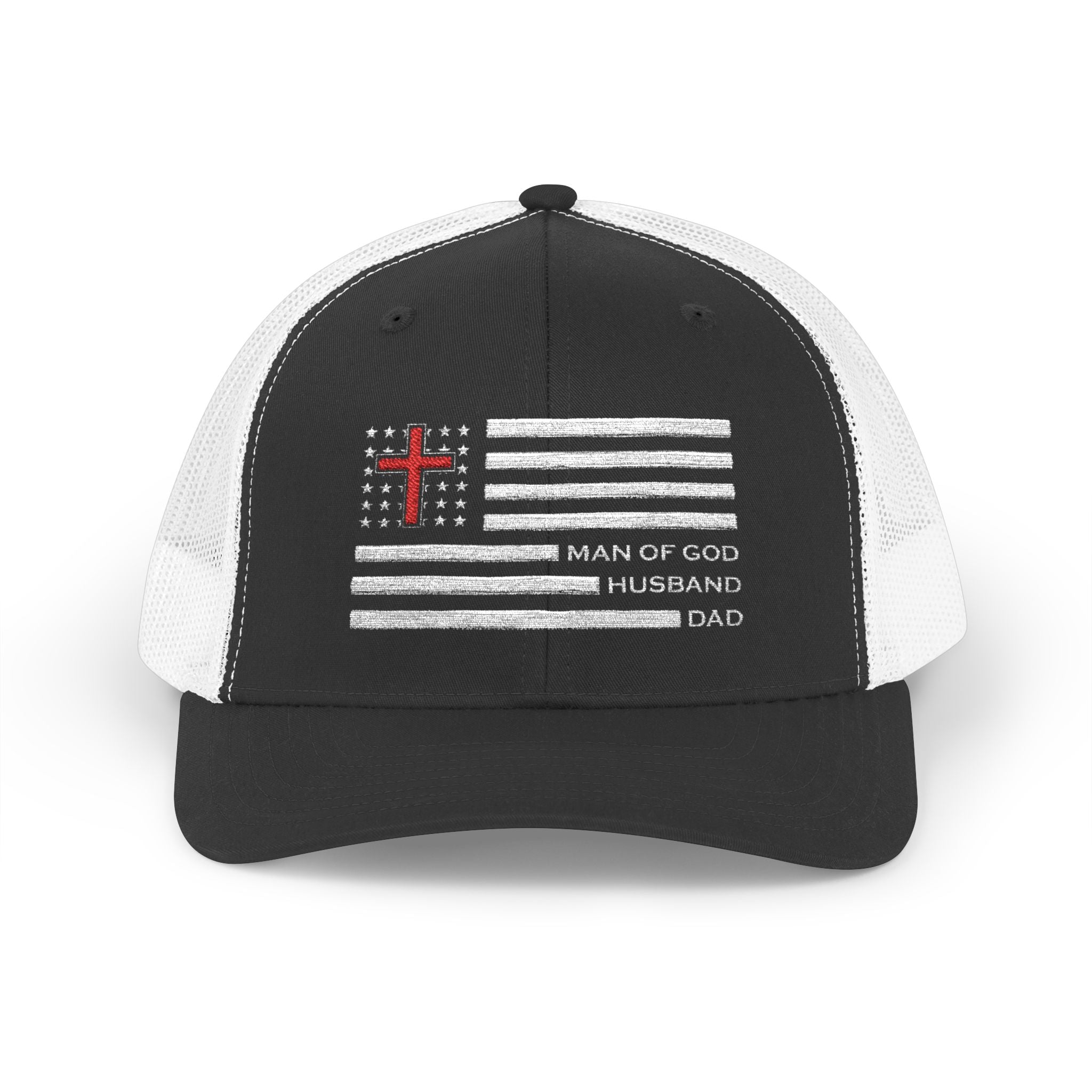 Man of God, Husband, Dad Snapback Hat