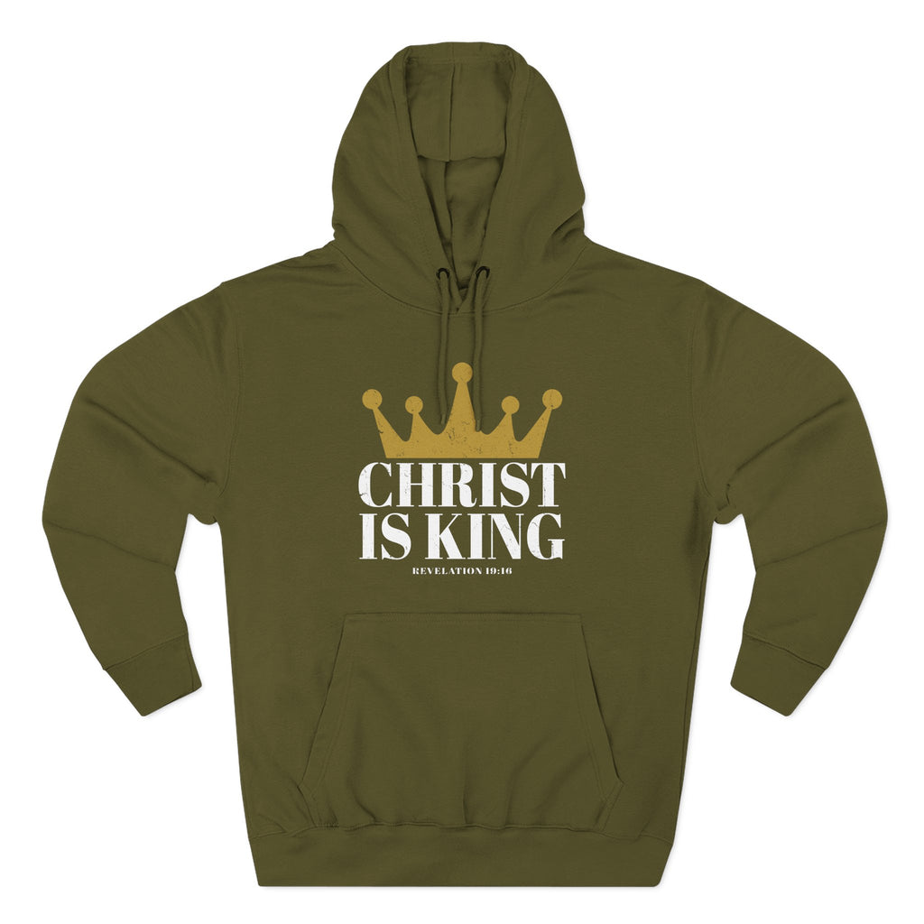 Christ Is King Premium Hoodie for Men