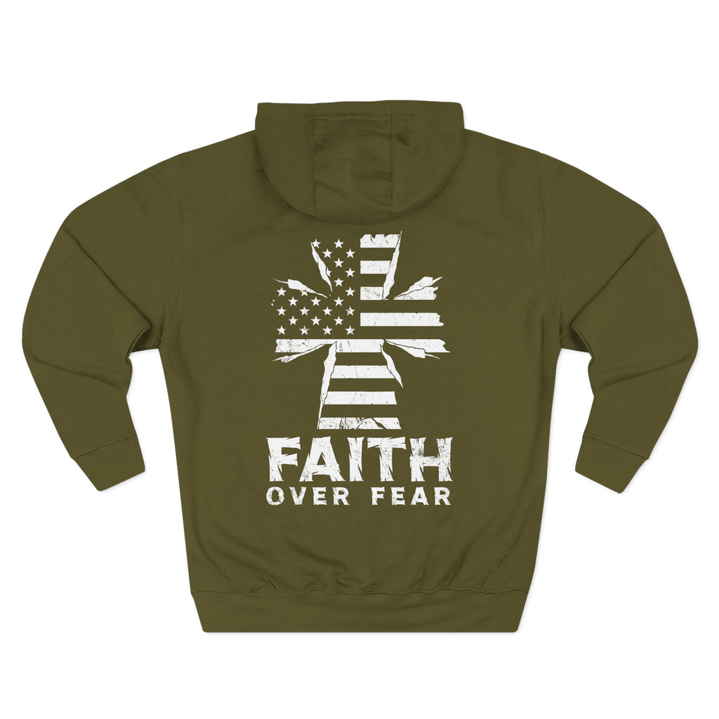 Faith Over Fear Patriotic Hoodie