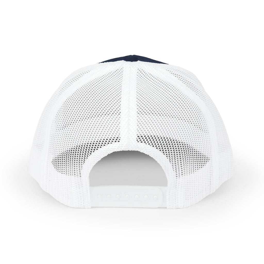 White Anchor Cross  Snapback Hat