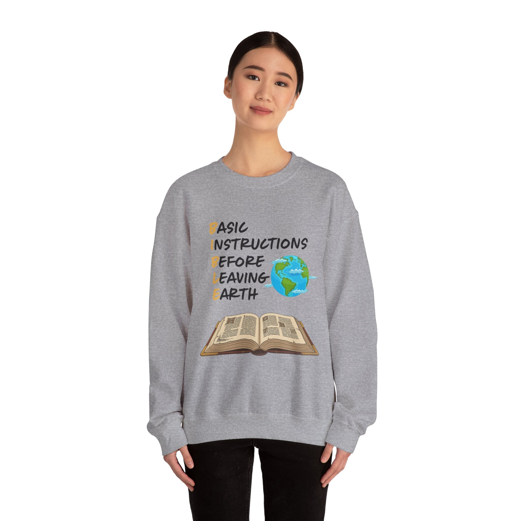 Basic Instructions Before Leaving Earth Sweatshirt