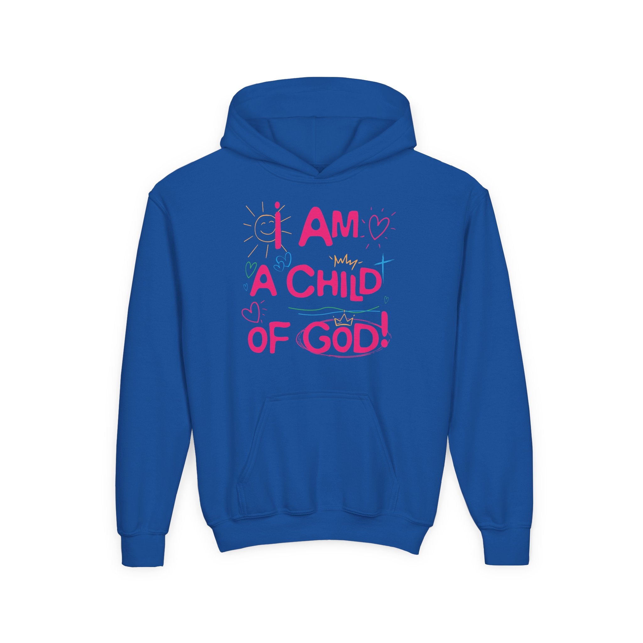 I Am a Child of God Youth Hoodie