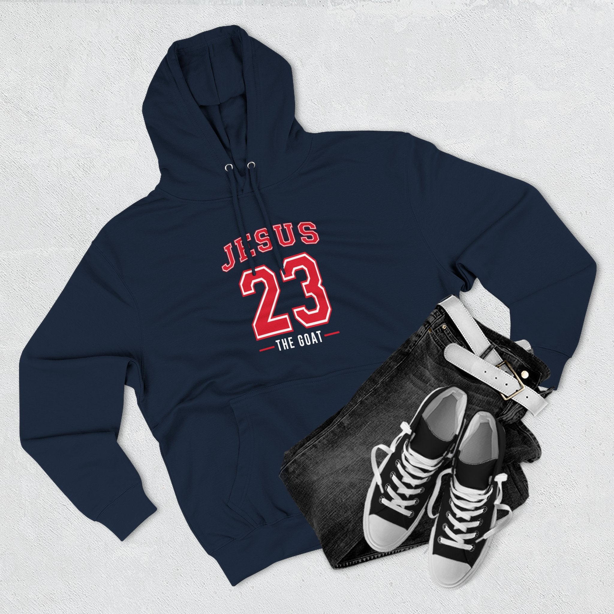 Jesus 23 The Goat Men's Hoodie