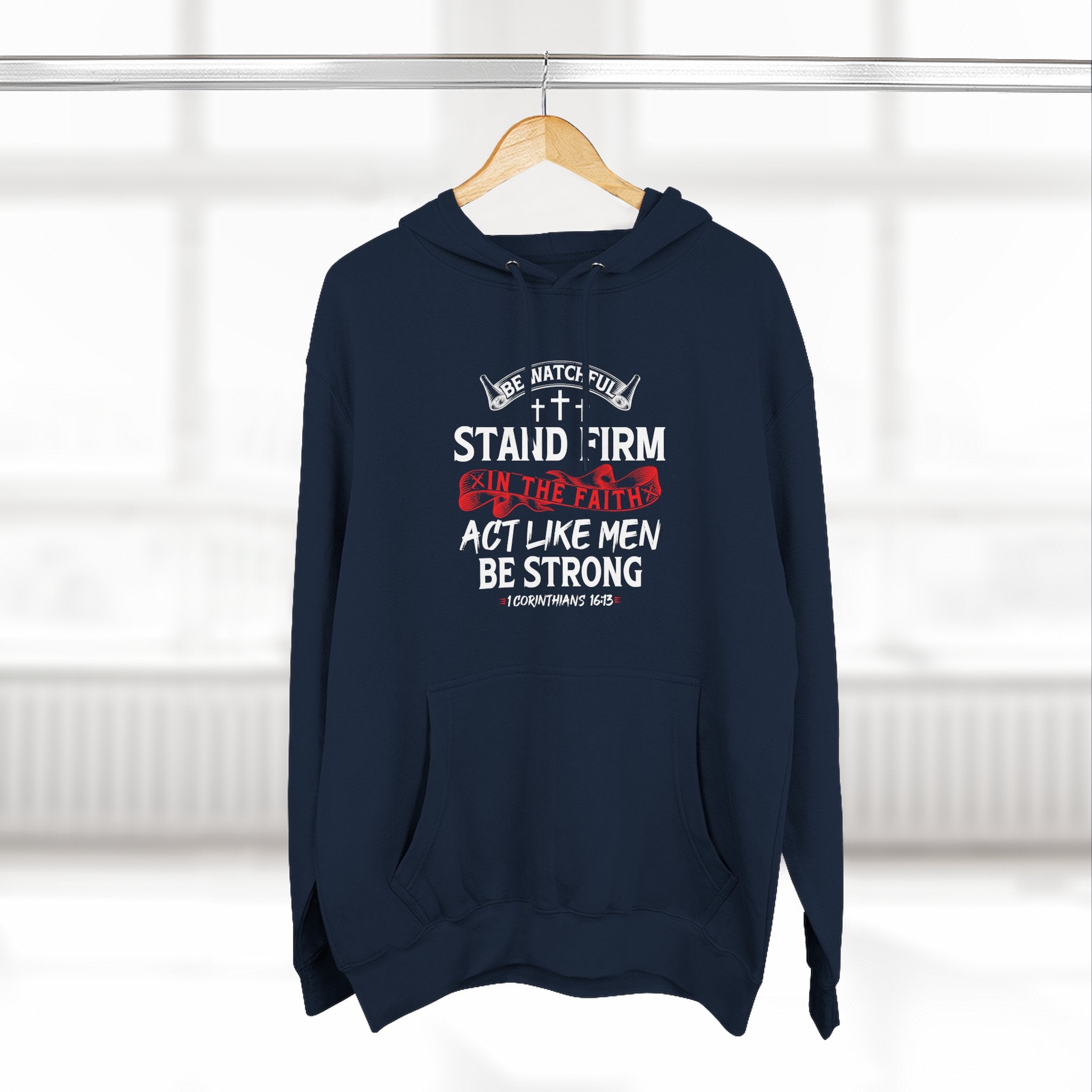 Stand Firm in the Faith Men's hoodie