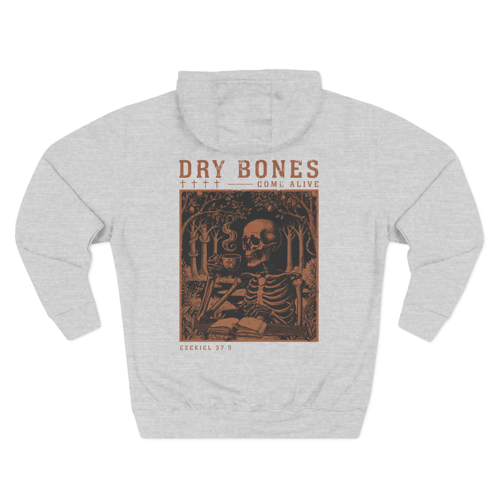 Dry Bones Come Alive Premium Vintage Gold Hoodie