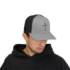 Nail Cross Snapback Trucker Hat