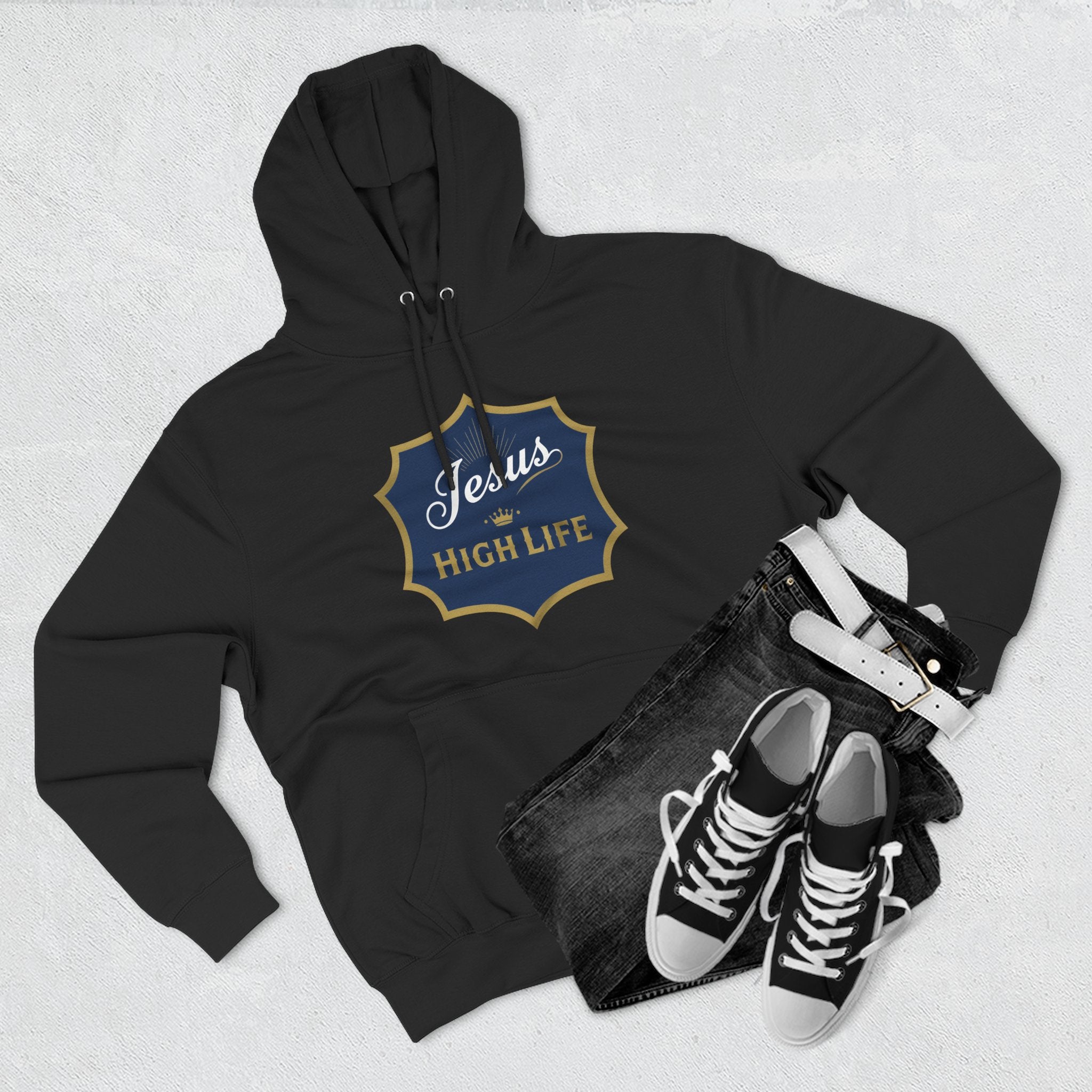 Jesus High Life Men's Hoodie