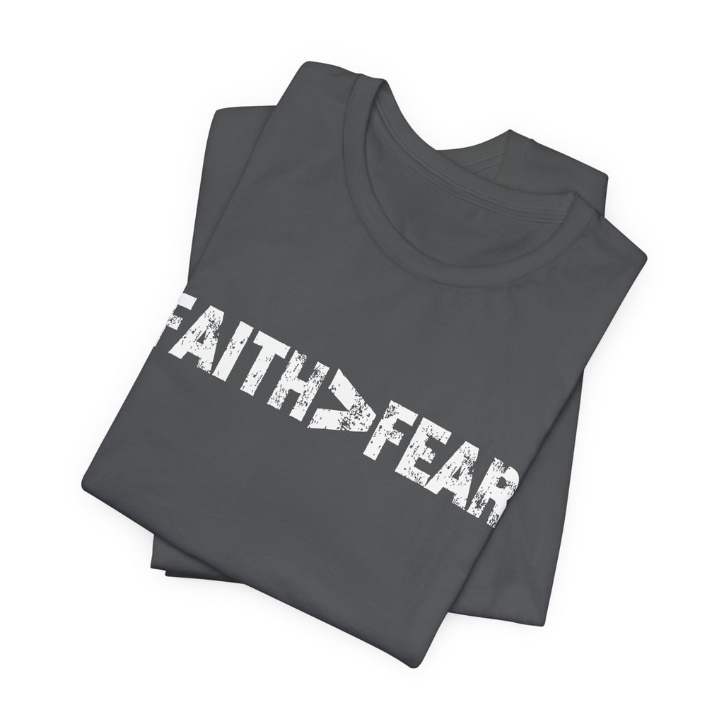 Faith > Fear Men's T‑Shirt
