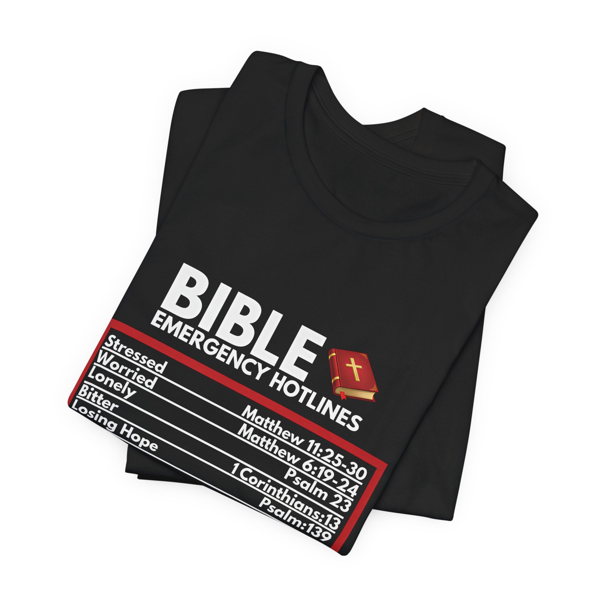 Bible Emergency Hotline Men's T-shirt