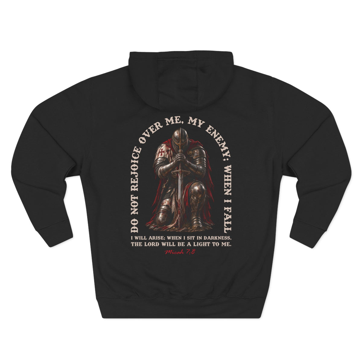Micah 7:8 Armor of Light Men's hoodie