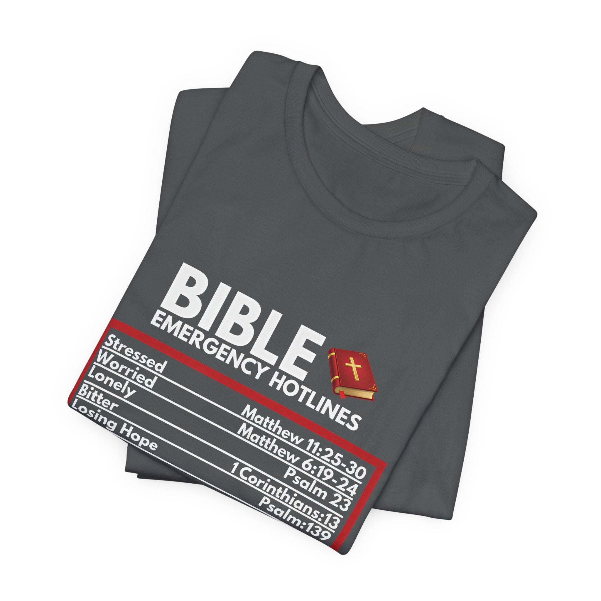 Bible Emergency Hotline Men's T-shirt