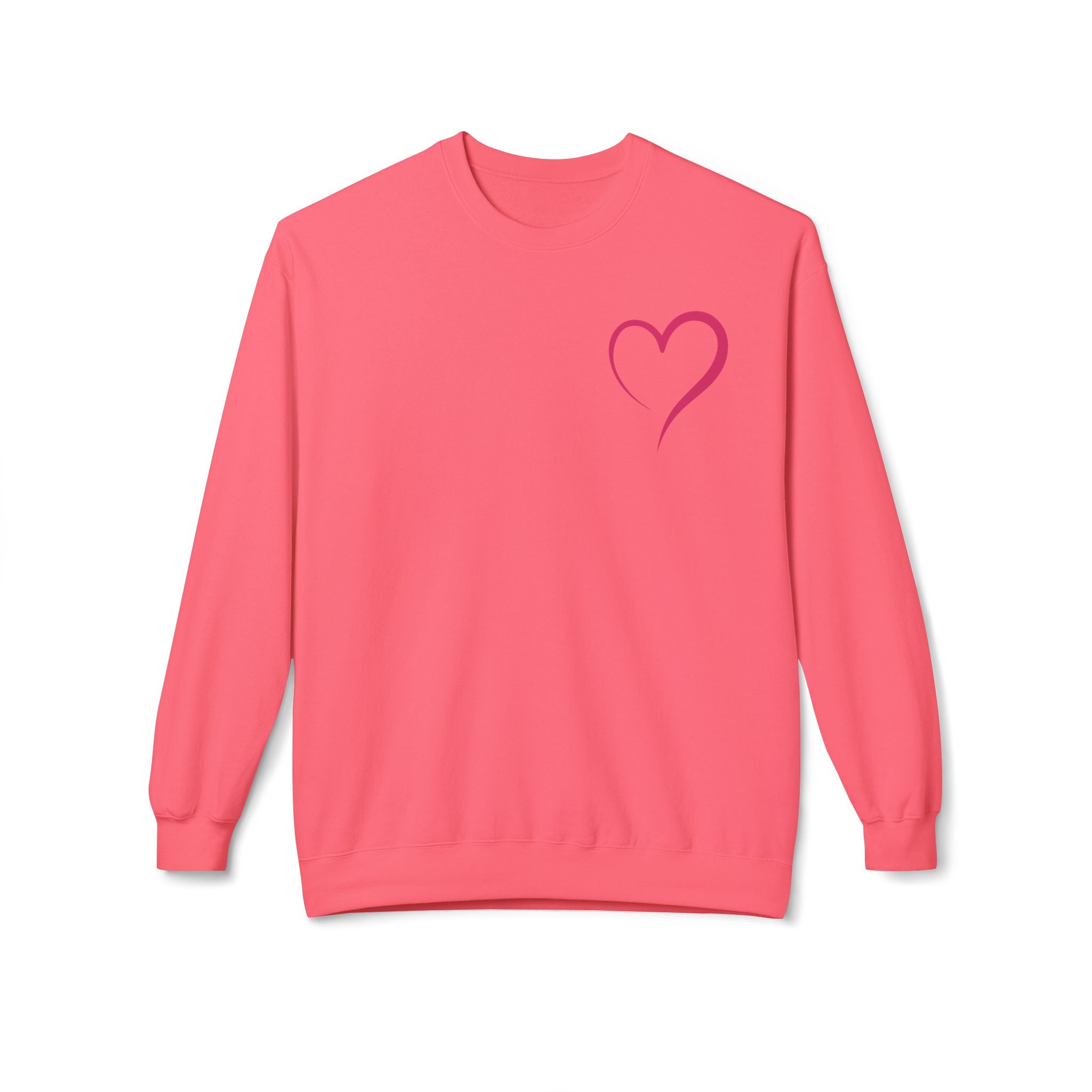 Love Never Fails Valentines Day Sweatshirt