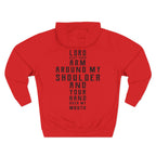 Lord Keep Your Arm Around My Cross Design Hoodie