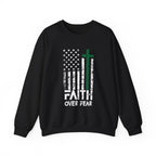 Faith Over Fear Military Tribute Sweatshirt