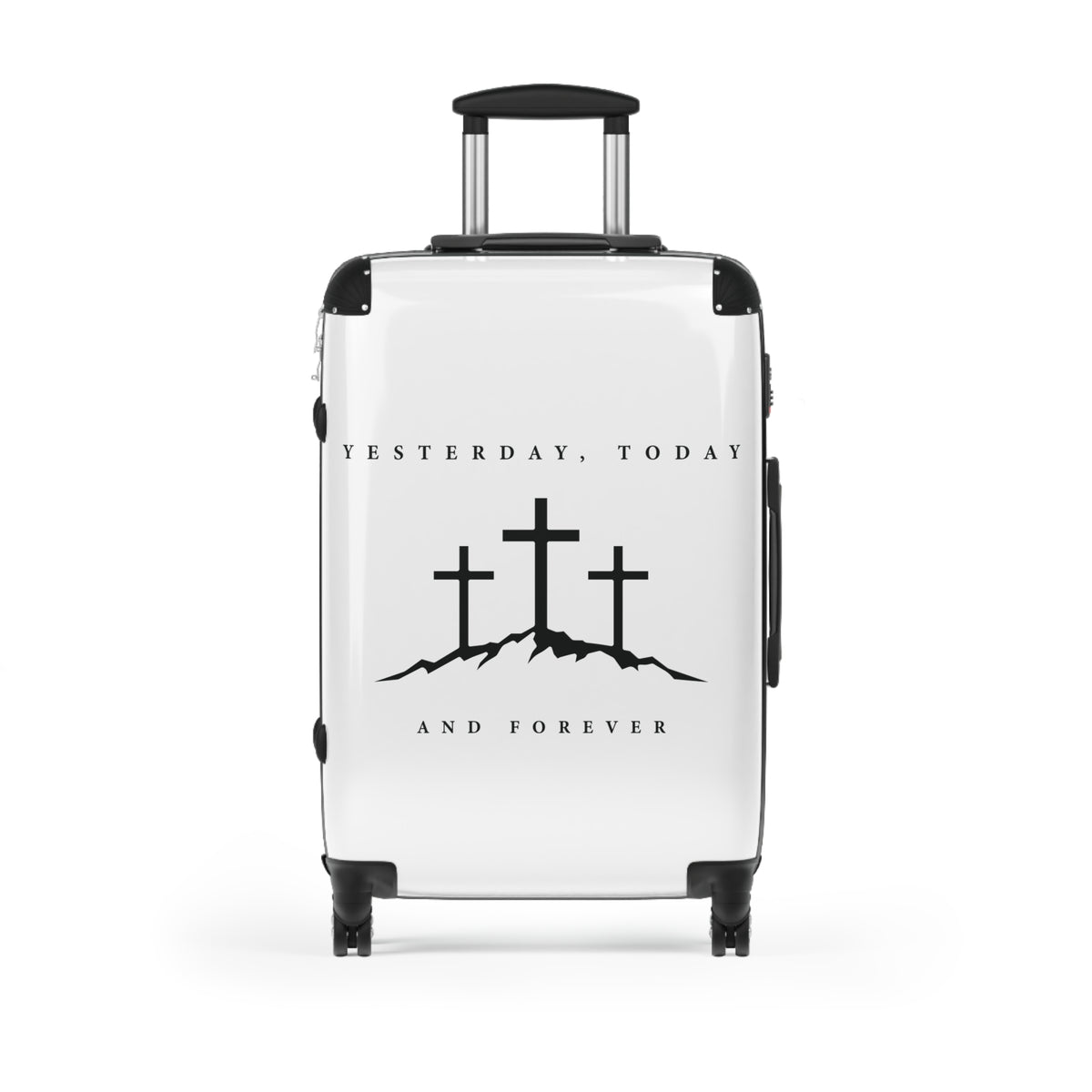 Christian Suitcase – "Yesterday, Today and Forever" Cross Travel Luggage
