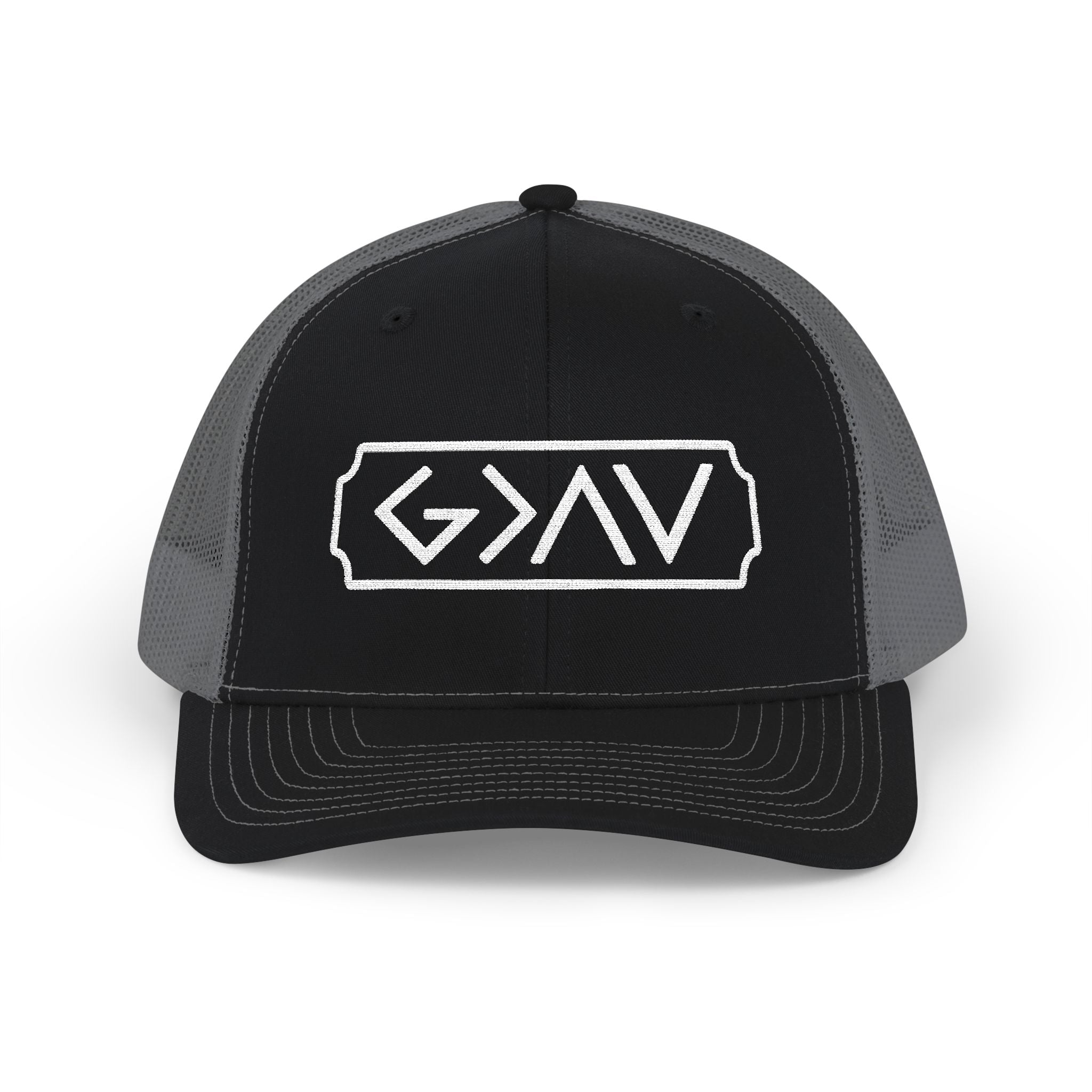 God is Greater than Ups and Downs Richardson Snapback Hat