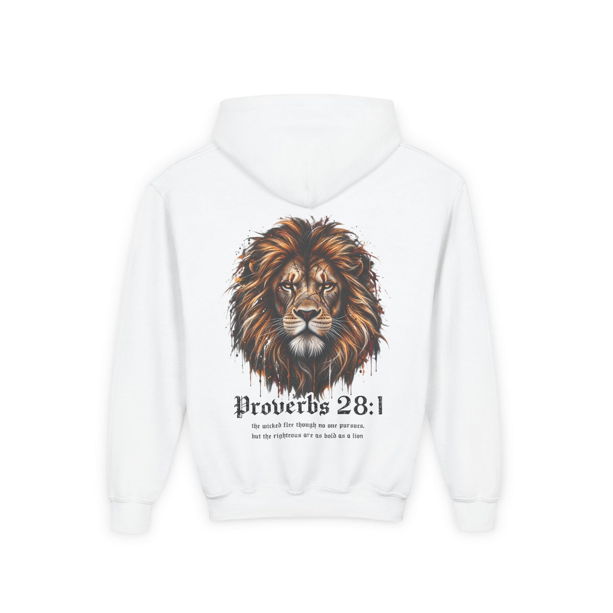 Lion of Judah - Joshua 1:9 Youth Hoodie