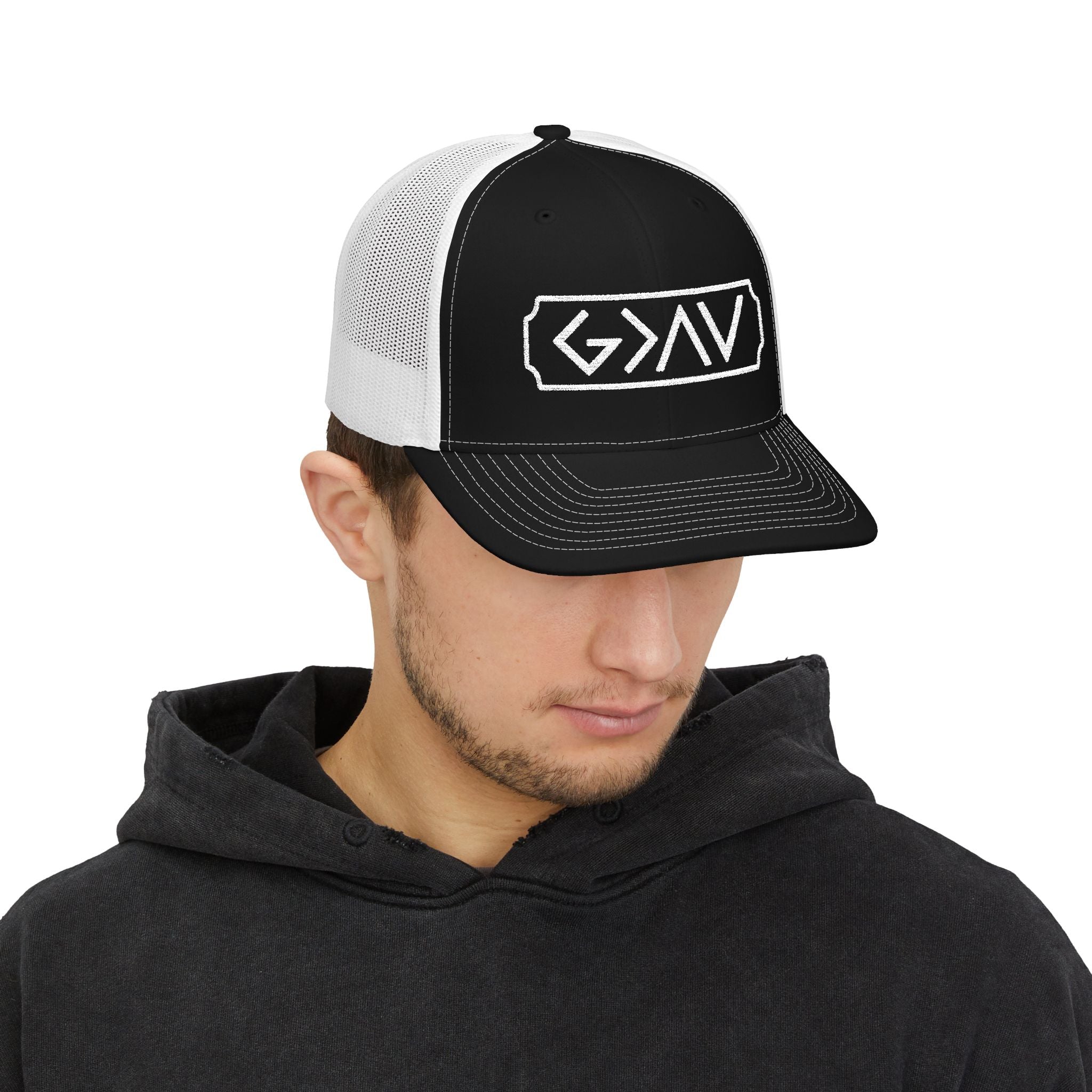 God is Greater than Ups and Downs Richardson Snapback Hat