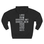 Lord Keep Your Arm Around My Cross Design Hoodie