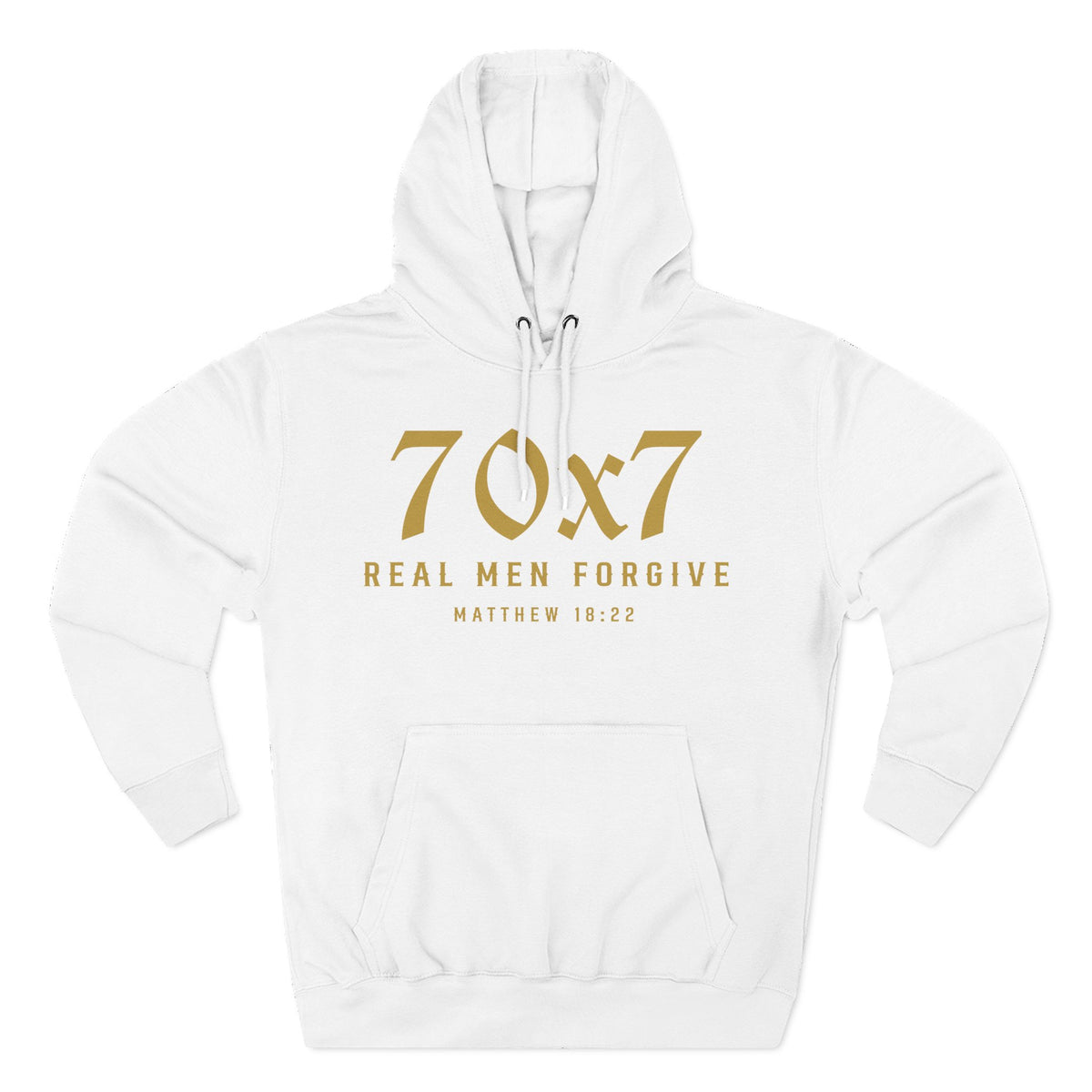 70x7 – Real Men Forgive Premium Hoodie