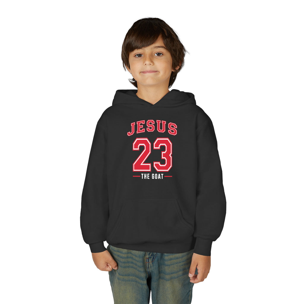 Jesus 23 The Goat Youth Hoodie