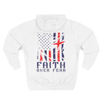 Faith Over Fear Distressed Flag Full Color Hoodie
