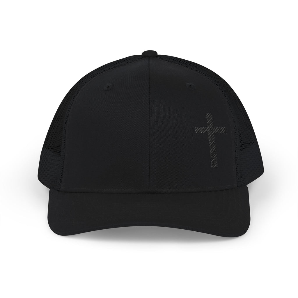 Black Cross Richardson 112 Snapback Hat
