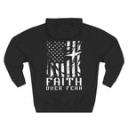 Faith Over Fear Flag Romans 8:31 Hoodie