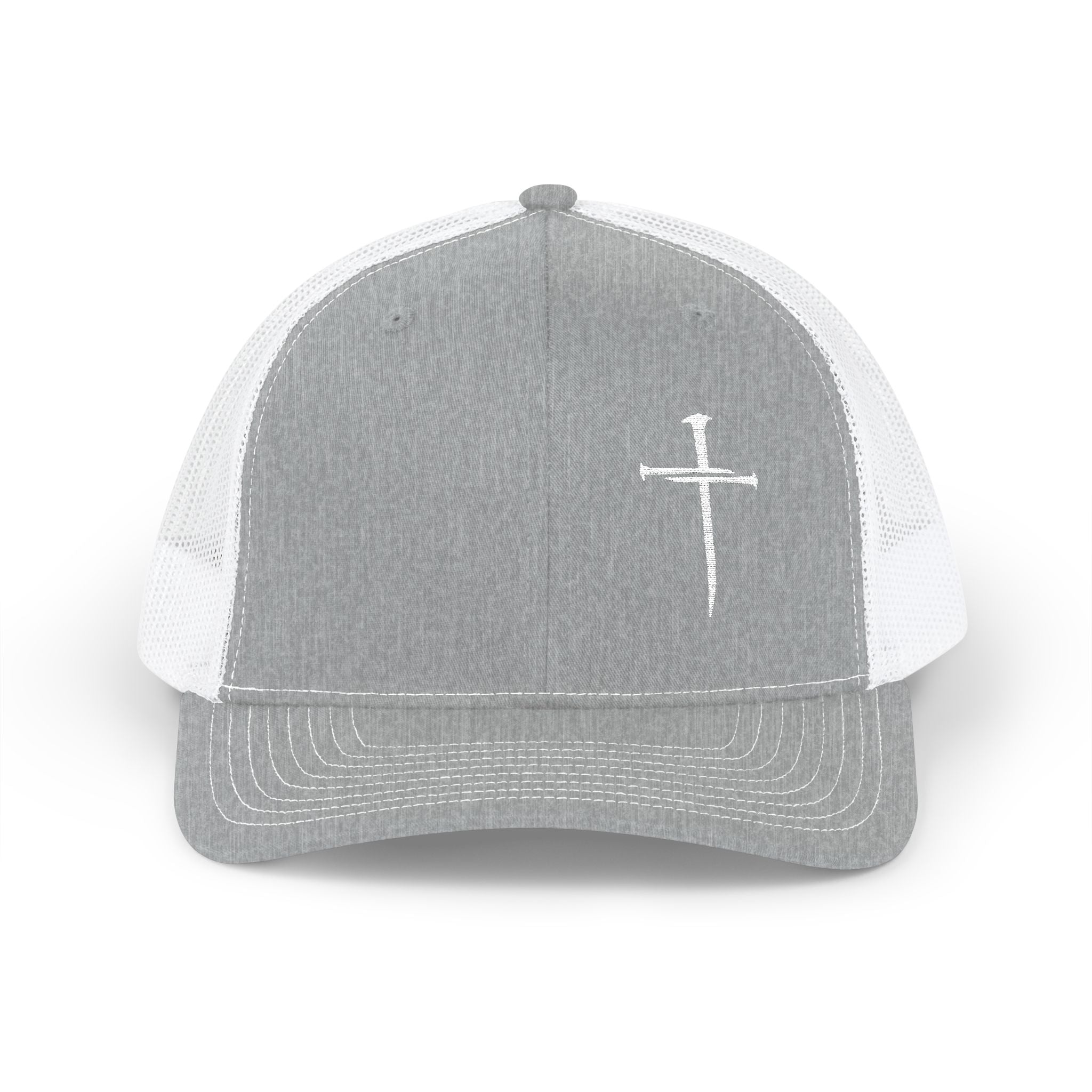 Minimalist Nail Cross Richardson Snapback Hat