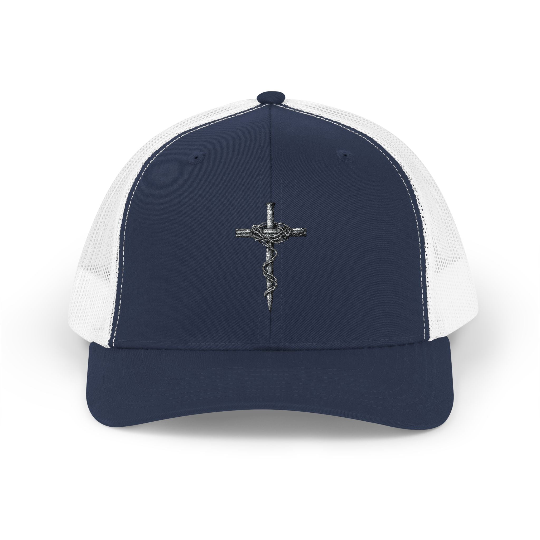 Thorn Nail Cross Snapback Hat