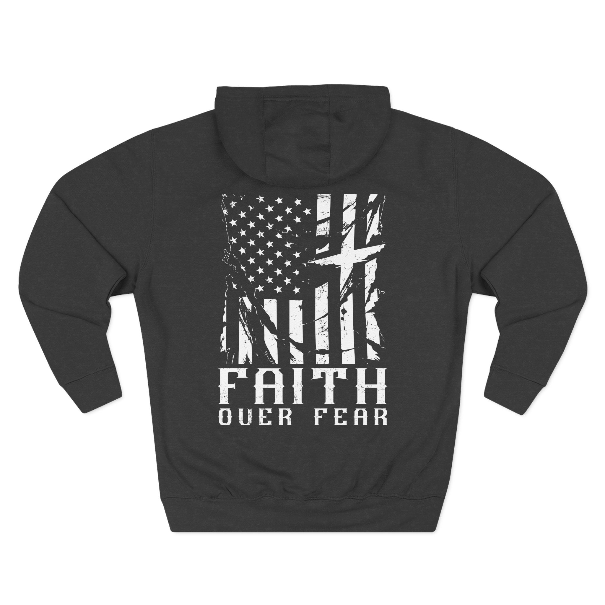 Faith Over Fear Flag Romans 8:31 Hoodie