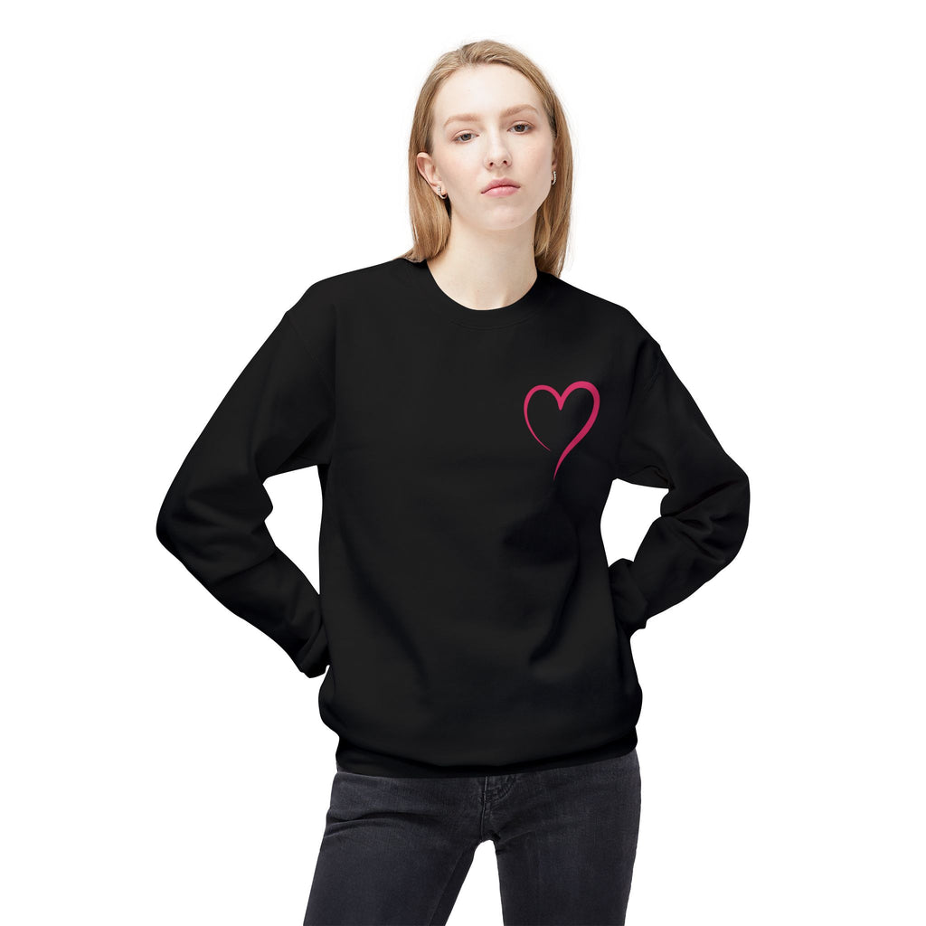 Love Never Fails Valentines Day Sweatshirt