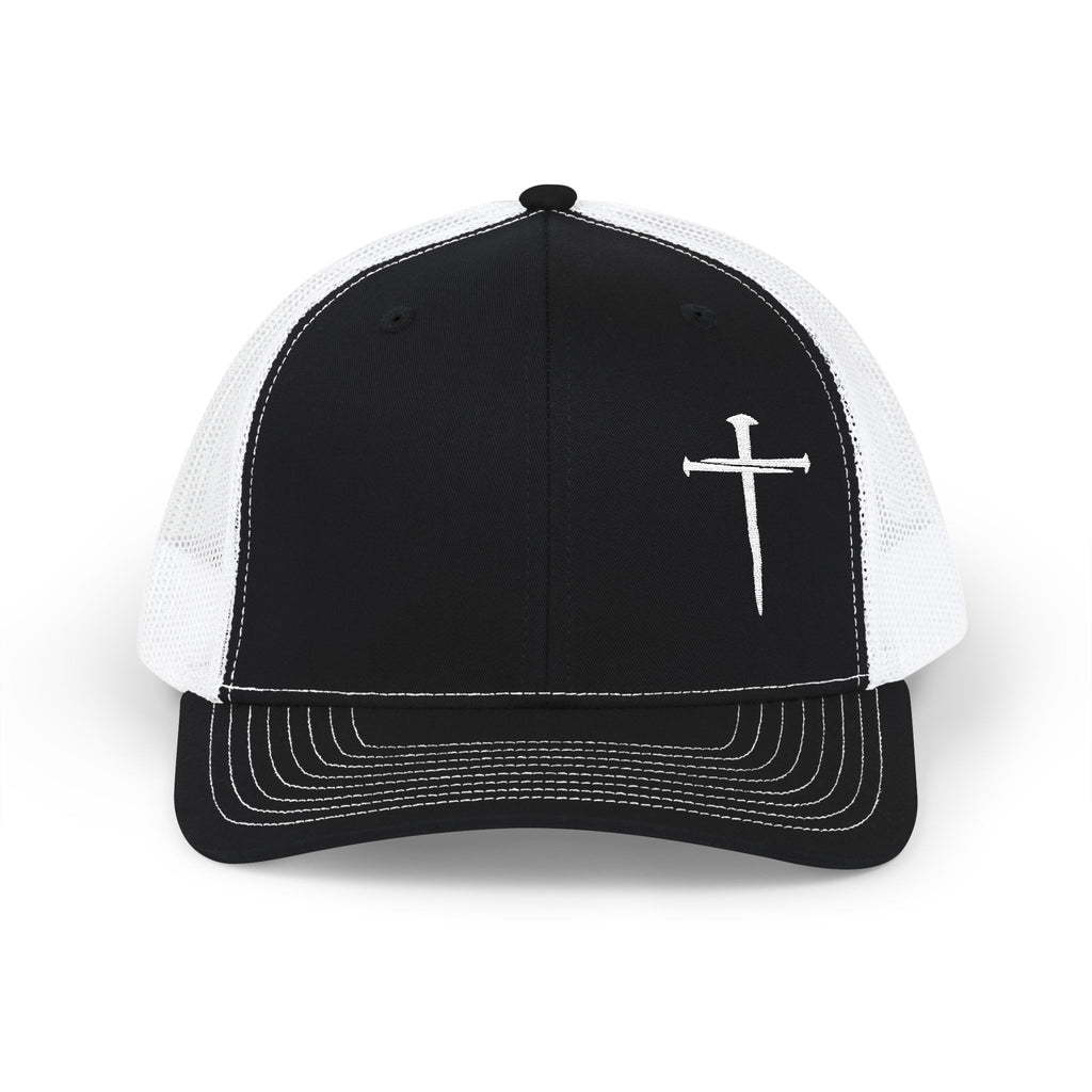 Nail Cross Embroidered Richardson 112 Snapback Hat