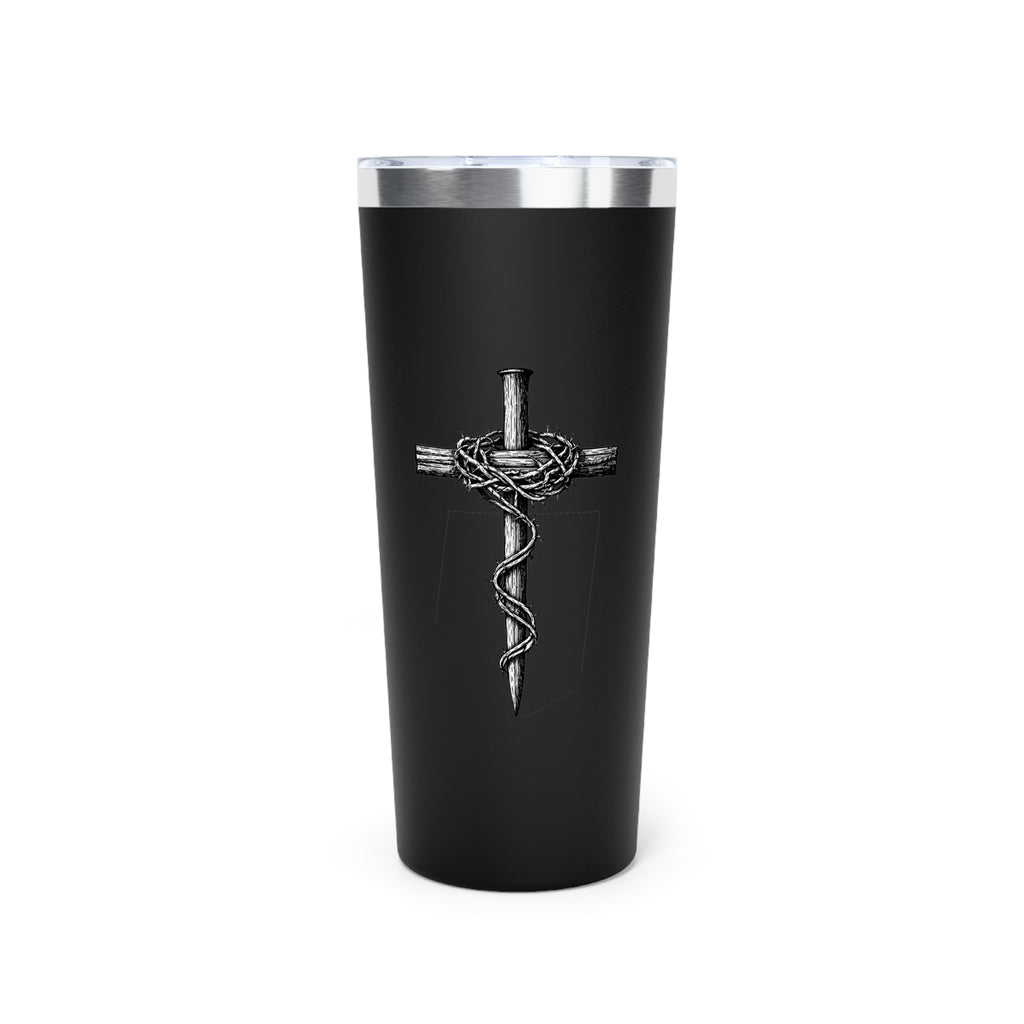 Gothic Cross & Snake 22oz Stainless Steel Tumbler