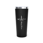 Gothic Cross & Snake 22oz Stainless Steel Tumbler