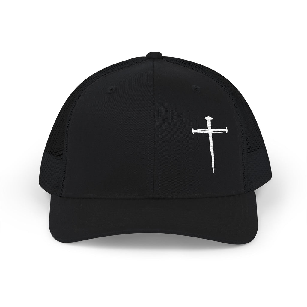 Nail Cross Embroidered Richardson 112 Snapback Hat