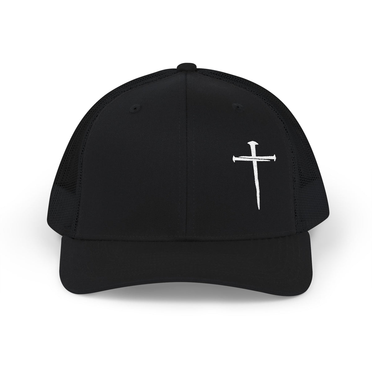 Nail Cross Embroidered Richardson 112 Snapback Hat