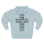 Lord Keep Your Arm Around My Cross Design Hoodie