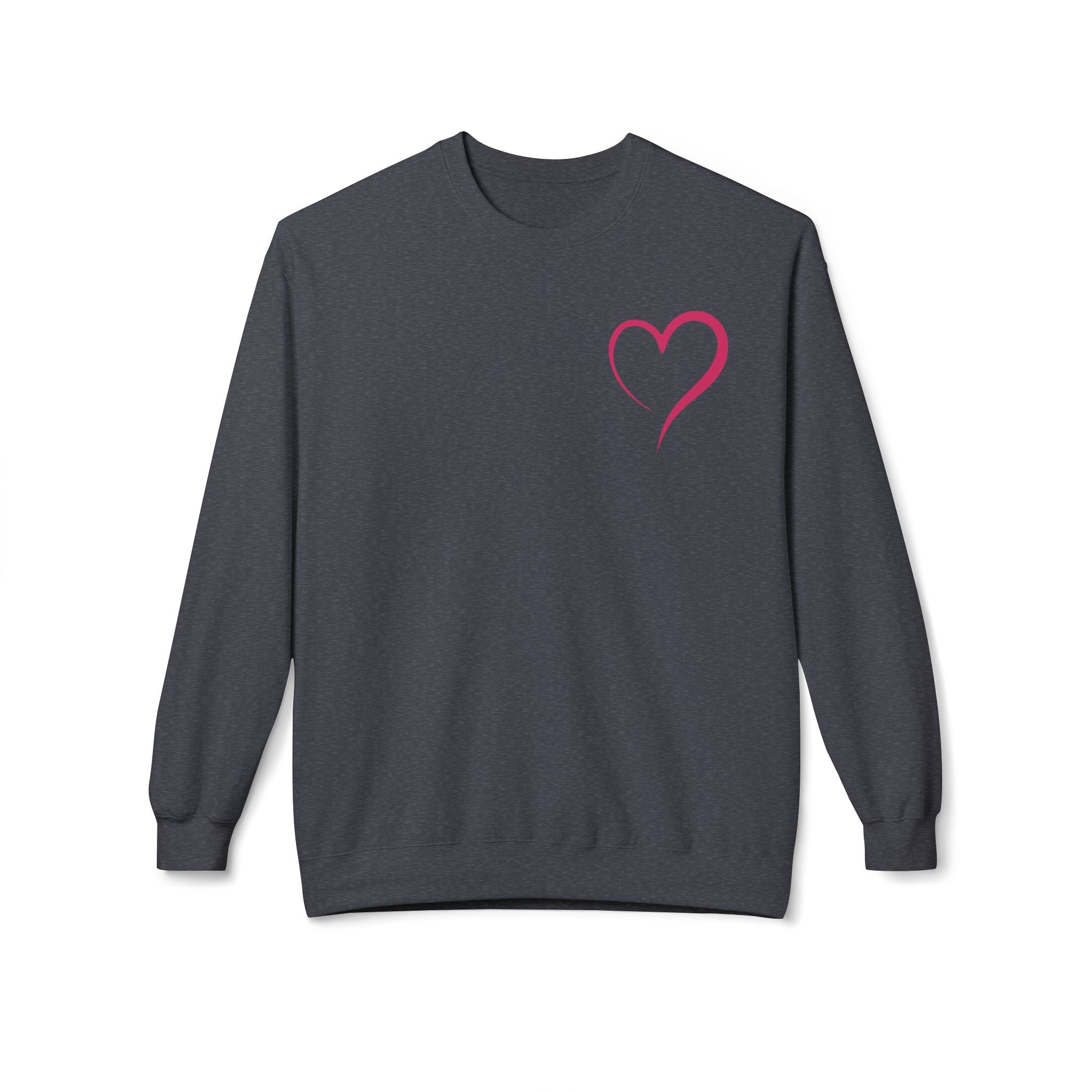 Love Never Fails Valentines Day Sweatshirt