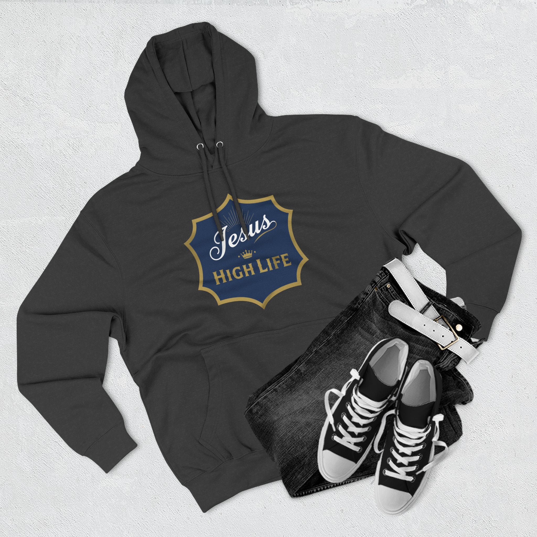 Jesus High Life Men's Hoodie