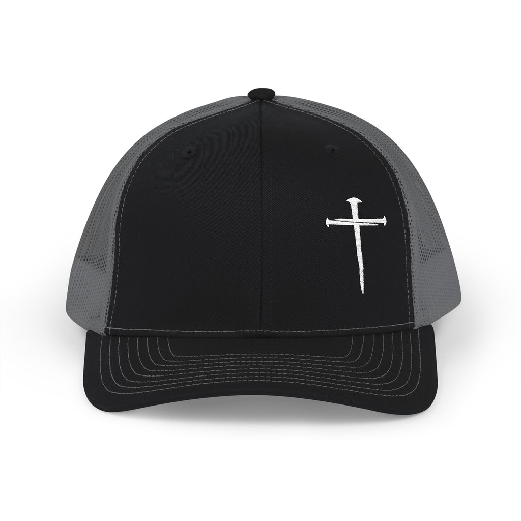 Nail Cross Embroidered Richardson 112 Snapback Hat