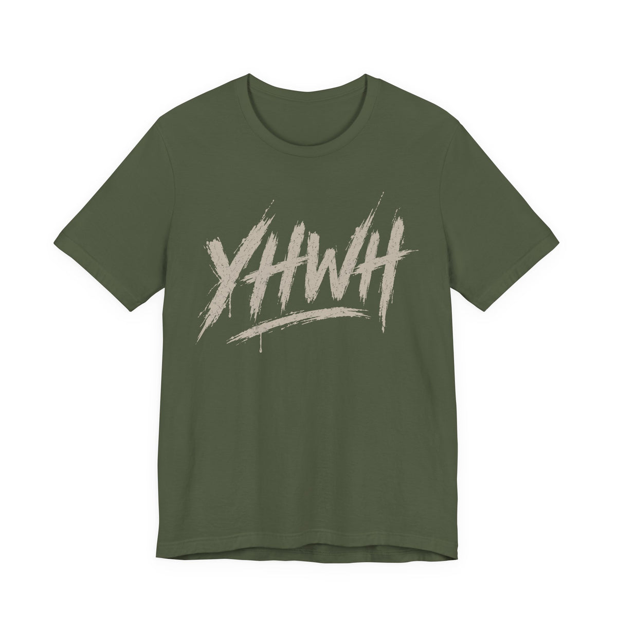 YHWH Brushed Design Premium T-Shirt