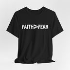 Faith > Fear Men's T‑Shirt