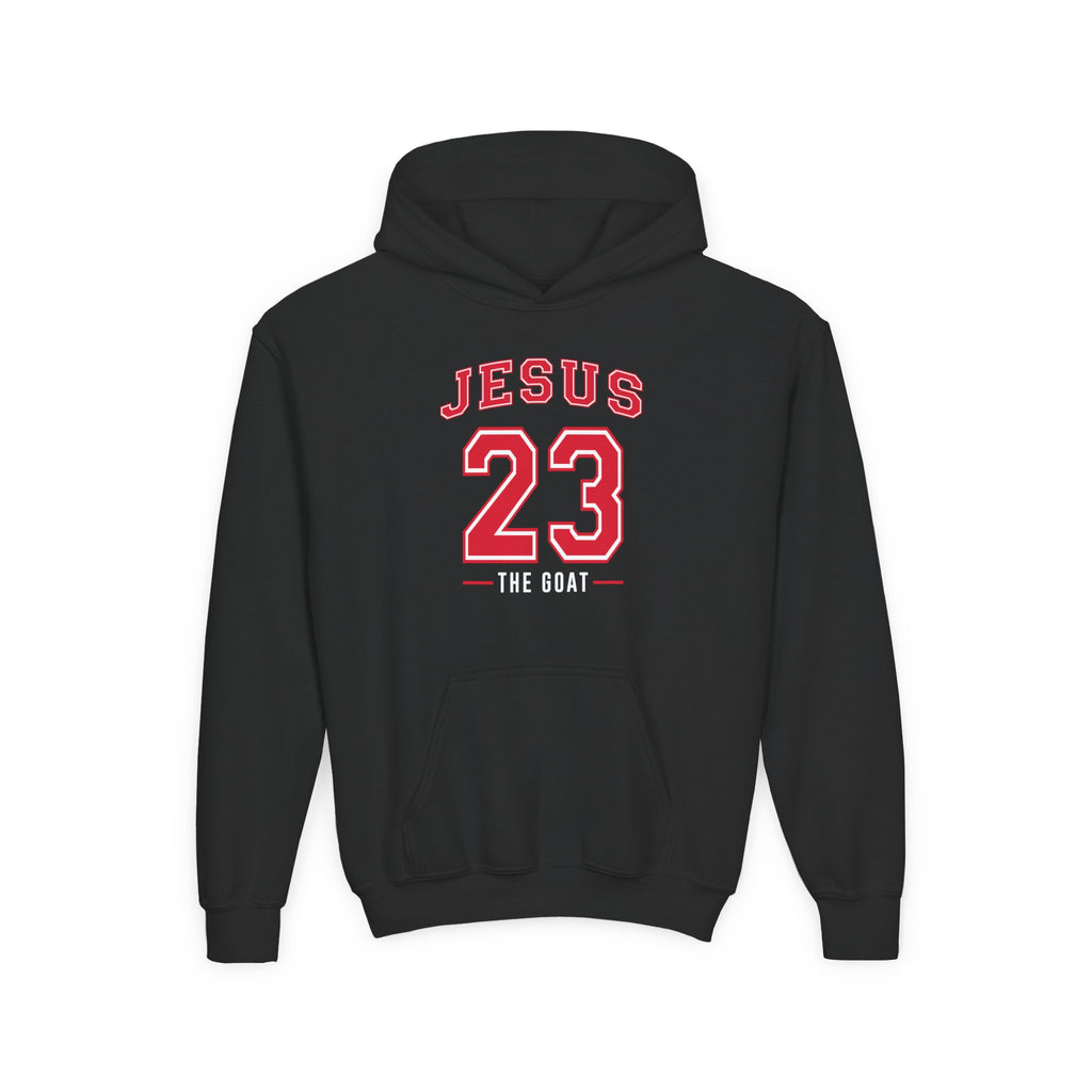 Jesus 23 The Goat Youth Hoodie