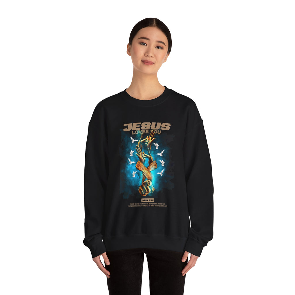Jesus Loves You Sign Language Sweatshirt