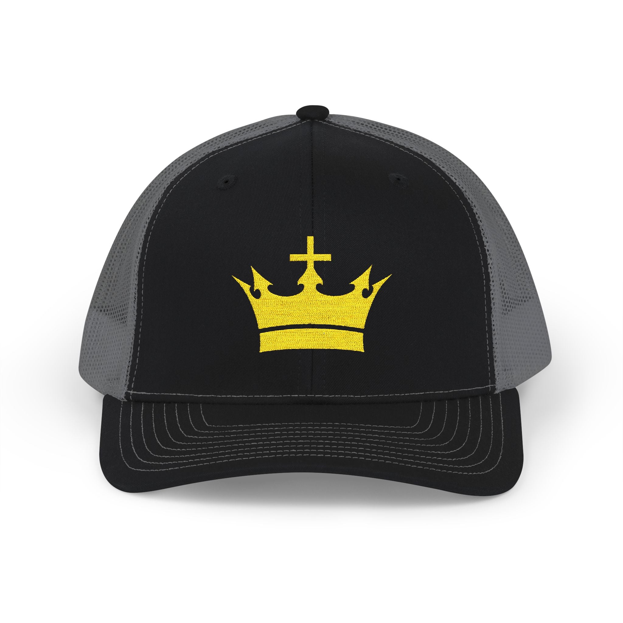 Cross & Crown Gold Richardson 112 Premium Snapback Hat