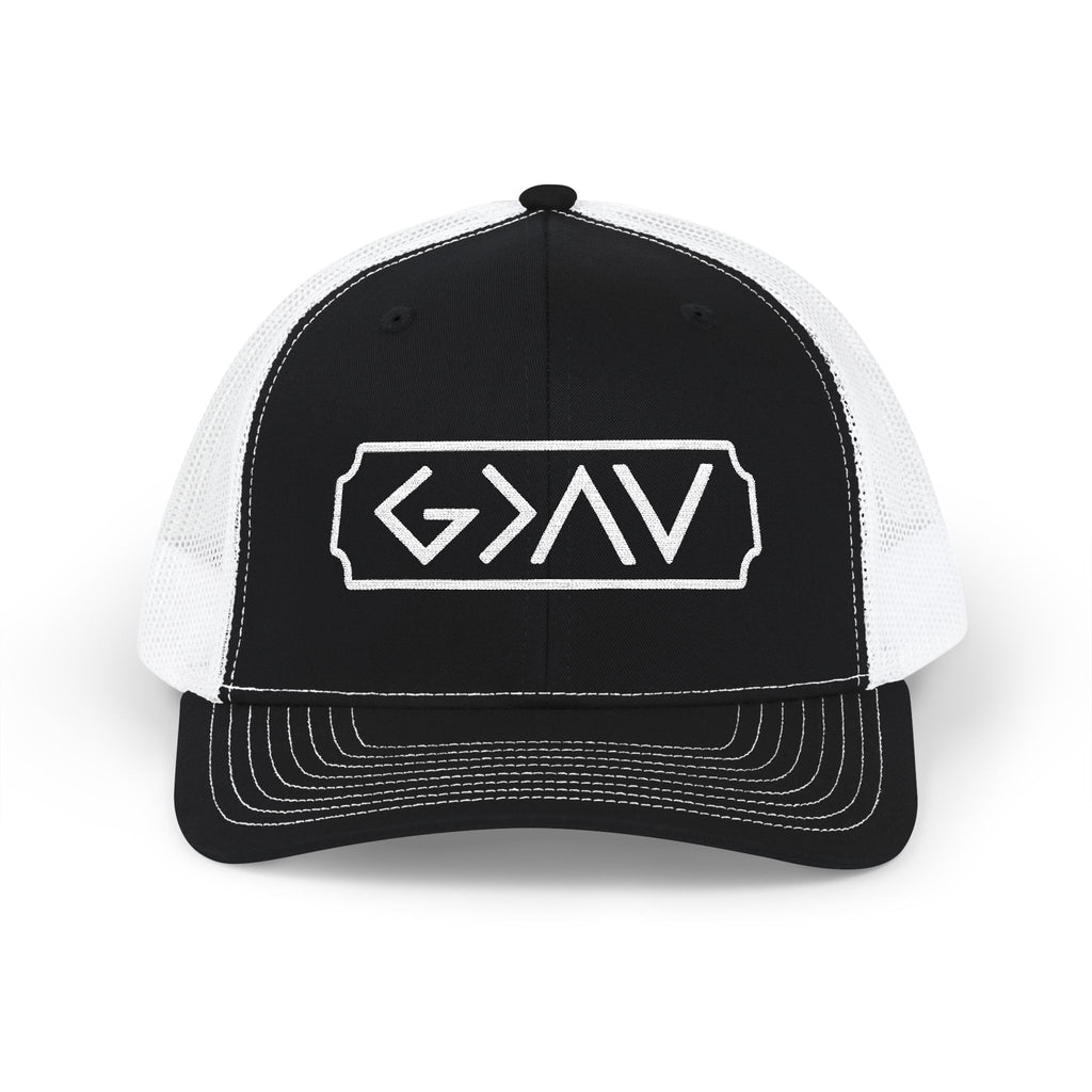 God is Greater than Ups and Downs Richardson Snapback Hat